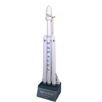 1160 SpaceX 팔콘 헤비 듀티 로켓 3D 종이 모델 퍼즐 학생 핸드 클래스 DIY 공간 Papermodel 종이 접기 장난감