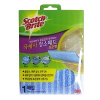 3M 스카치 브라이트 극세사 청소패드 표준형 -1매입