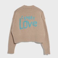 [하이스쿨디스코] CRABBY LOVE CARDIGAN_SAND