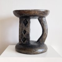 아프리칸 스툴 앤티크 원목 우드 장구 스툴 통가 스툴 ANTIQUE WOODEN STOOL 07