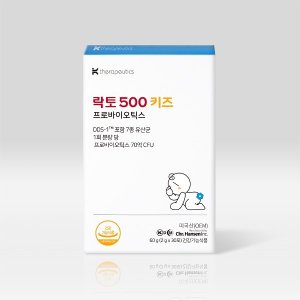 케이세라퓨틱스,락토500 키즈 어린이 유산균 락토바실러스 30포 (1개월분)