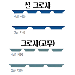 크로샤(<b>철</b>,고무) 3골 4골(10개 묶음)