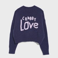 [하이스쿨디스코] CRABBY LOVE CARDIGAN_BLUE