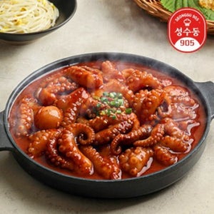 다신샵 저당 쭈꾸미볶음, 매콤달콤 주꾸미 1인 밀키트, 캠핑 음식 (2팩)