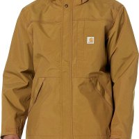 CARHARTT 남성 스톰 디펜더 루즈핏 헤비웨이트 재킷 작업용 유틸리티 아우터웨어