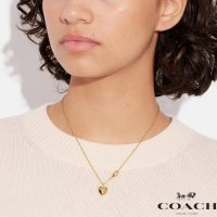 코치 COACH OS 여자 하트 펜던트 목걸이 CG068