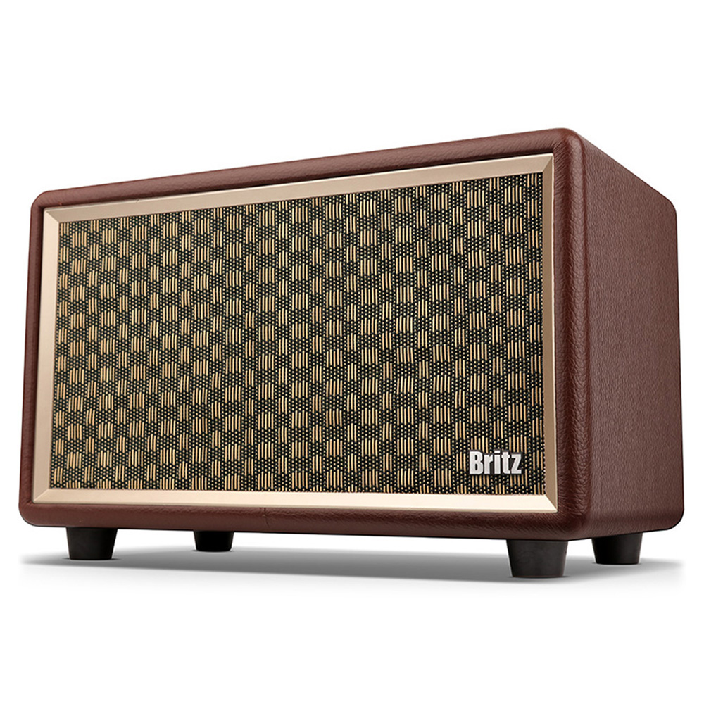 브리츠 프리미엄 블루투스 스피커  브라운골드 BA-RS2