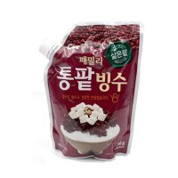 청우식품 패밀리 팥빙수재료 통단팥 통팥빙수 스파우트 750g