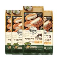 CJ제일제당 고메 바삭 튀겨낸 돈카츠 모짜렐라 450g 4개