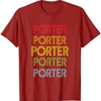 porter 명(이름) T셔츠