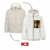 K2 비숑 TWEED 리버시블 다운 KUW22571W3