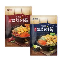 아워홈 꽃게육수로 만든 포차 꼬치어묵 시원한맛296g 매운맛296g 1 1세트