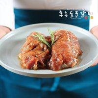 홍농숯불갈비 홍농 숯불 갈비 수제 국내산 양념 돼지 고기 구이 택배 1kg