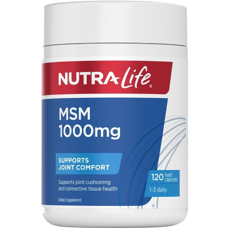 [뉴트라라이프] <b>MSM</b> (식이유황) 1000mg 120정
