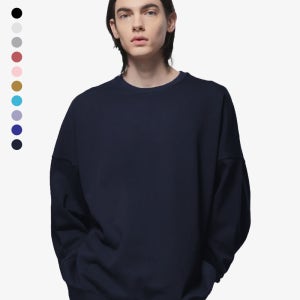 마플 필잇 시그니처 쭈리 오버핏 맨투맨  1장부터 주문제작 커스텀 단체 굿즈 판촉물 기념품