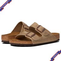 341835 버켄스탁 남성 슬리퍼 샌들 애리조나 Soft Footbed Leather 남여공용 Tobacco