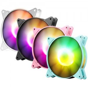 darkFlash C6S 140 RGB (화이트)