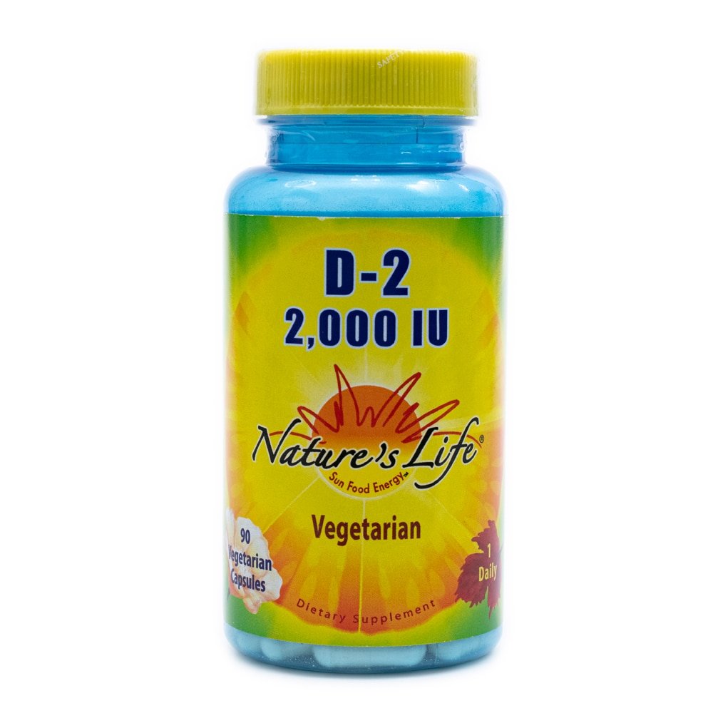 네이쳐스라이프 Nature s Life 2개X  네이쳐스라이프  <b>비타민  D</b>  2  2000  IU  식물성캡슐  90정