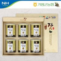 가평군축령산잣영농조합 고소한 가평잣 캔 선물세트 4호 140g x 6개입