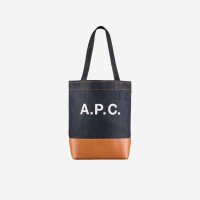 아페쎄 악셀 스몰 토트백 데님 카라멜 A P C Axelle Small Tote Bag Denim Caramel