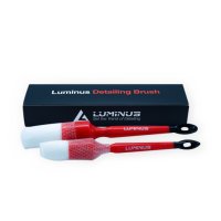 LUMINOUS 루미너스 디테일링 브러쉬 2종 검빨 2pcs 자동차 세차브러쉬 실내브러시