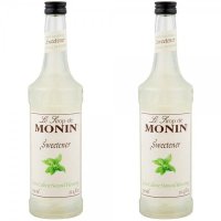 Monin Zero Natural Sweetener Flavoring Syrup 모닌 제로 스위트너 네추럴 시럽 25 4oz 2팩