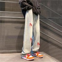 캐쥬얼코디 남성 여름 홀 캐주얼 청바지 미국 남자 Streetwear 남자스판청바지