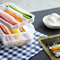 락앤락 김밥 재료 용기 보관 분리 2 6L 케이스 밀폐 트레이 플라스틱통