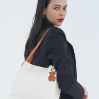 파시에라 Pendant A-line Canvas Shoulder Bag BLBR02710