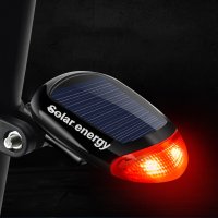 2LED 빨간 자전거 태양 에너지 빛 3 개의 형태 Seatpost 램프 재충전 용 꼬리 후방 부속품 플래쉬 등