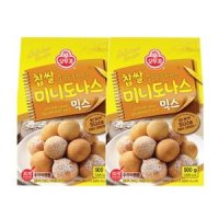 오뚜기 오뚜기 찹쌀미니도나스믹스 500g 2입