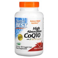 닥터스 베스트 Doctor’s Best 고흡수 CoQ10 및 BioPerine 함유, 400mg, 베지 캡슐 180정