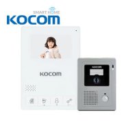 코콤 패키지 아날로그 비디오폰 셀프설치 KCV-434W KC-C60