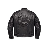 독일 할리데이비슨 가죽 자켓 Harley-Davidson reflective skull 레더 jacket 9812 591937