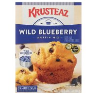 Krusteaz Wild Blueberry Muffin Mix 크루스티즈 와일드 블루베리 머핀 만들기 믹스 17 1oz 484g 6팩