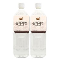 리치스 슈가시럽 1 5L X 2개 설탕시럽 설탕대용