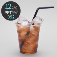 PET 12온스 D92 SW 아이스 음료 투명컵 1000개