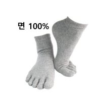 땀많은발 제습 남자 발가락 쿨 면양말 강사용 단목