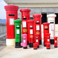 철재 우편함 빈티지 영국 우체통 장식품 포스트 박스