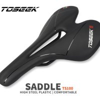 TOSEEK 자전거 안장 플라스틱 Pvc 통기성 가죽 도로 MTB 쿠션 TS100