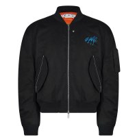 N20 오프화이트 남성 자켓 Logo Scribble Bomber