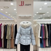 JJ지고트 JJ JIGOTT 폭스퍼 사파리 구스 패딩 GMBM2PD93-1