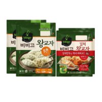 CJ제일제당 비비고 왕교자1.05kg x2 + 김치왕교자 420g x2