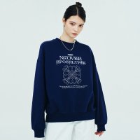 APOCALYPSE CLOVER SWEATSHIRT-NAVY 스웨트셔츠