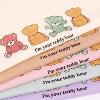 러브원단 열접착 케릭터전사지 I m your teddy bear 1개