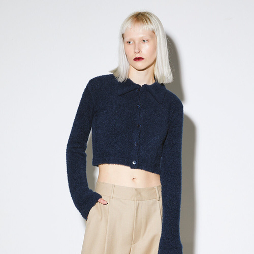 [더발론] COLLAR BOUCLE CARDIGAN
