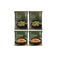 사옹원 깻잎전 녹두 빈대떡 400g x 4 부침개 모듬전 냉동전 식품