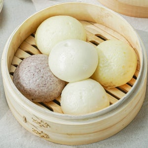 따끈한 안흥 통팥 찐빵과 슈크림 찐빵