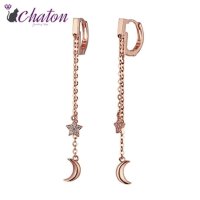 샤똥 Chaton 안개 속 별달 귀걸이 V-522