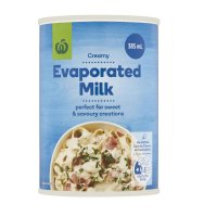 울월스 호주 Woolworths Evaporated Milk 크리미 무가당 연유 1팩